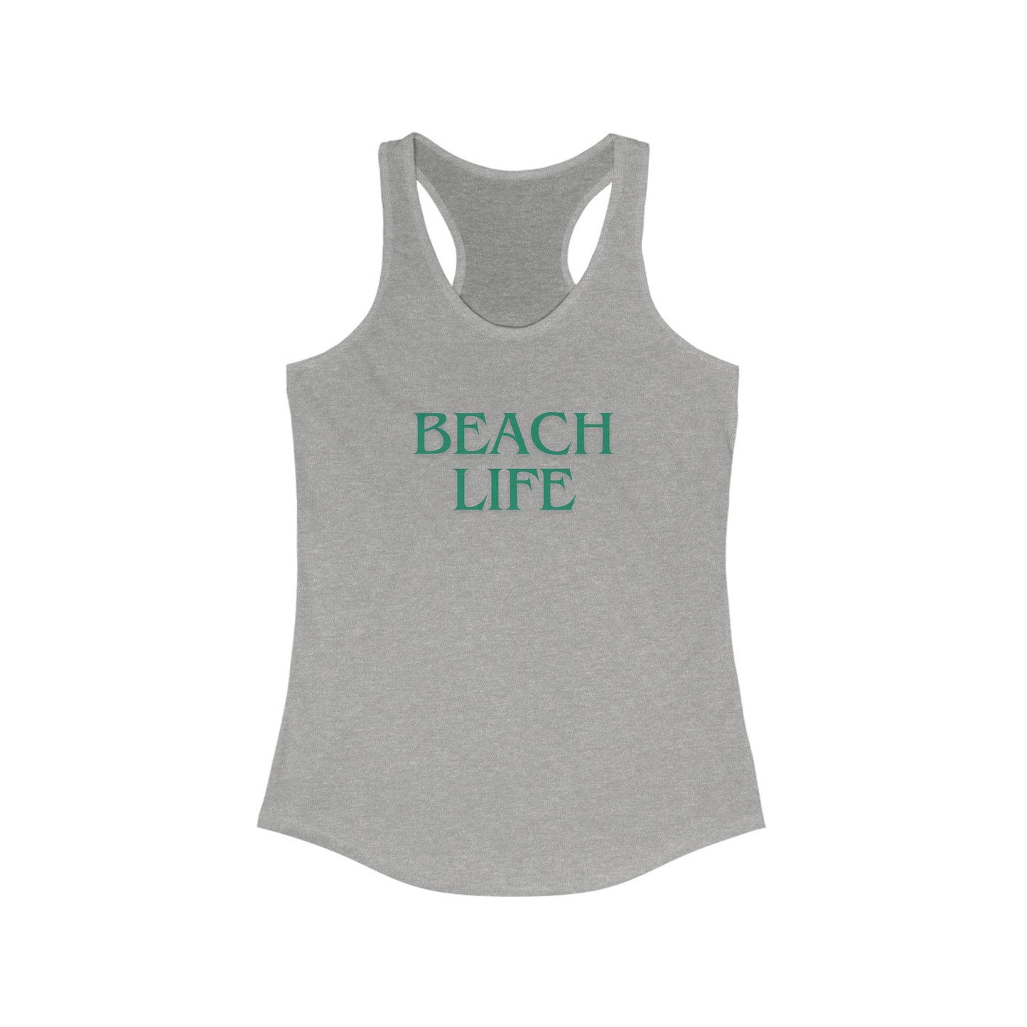 Beach Life Racerback Tank – Salty Air, Sandy Toes