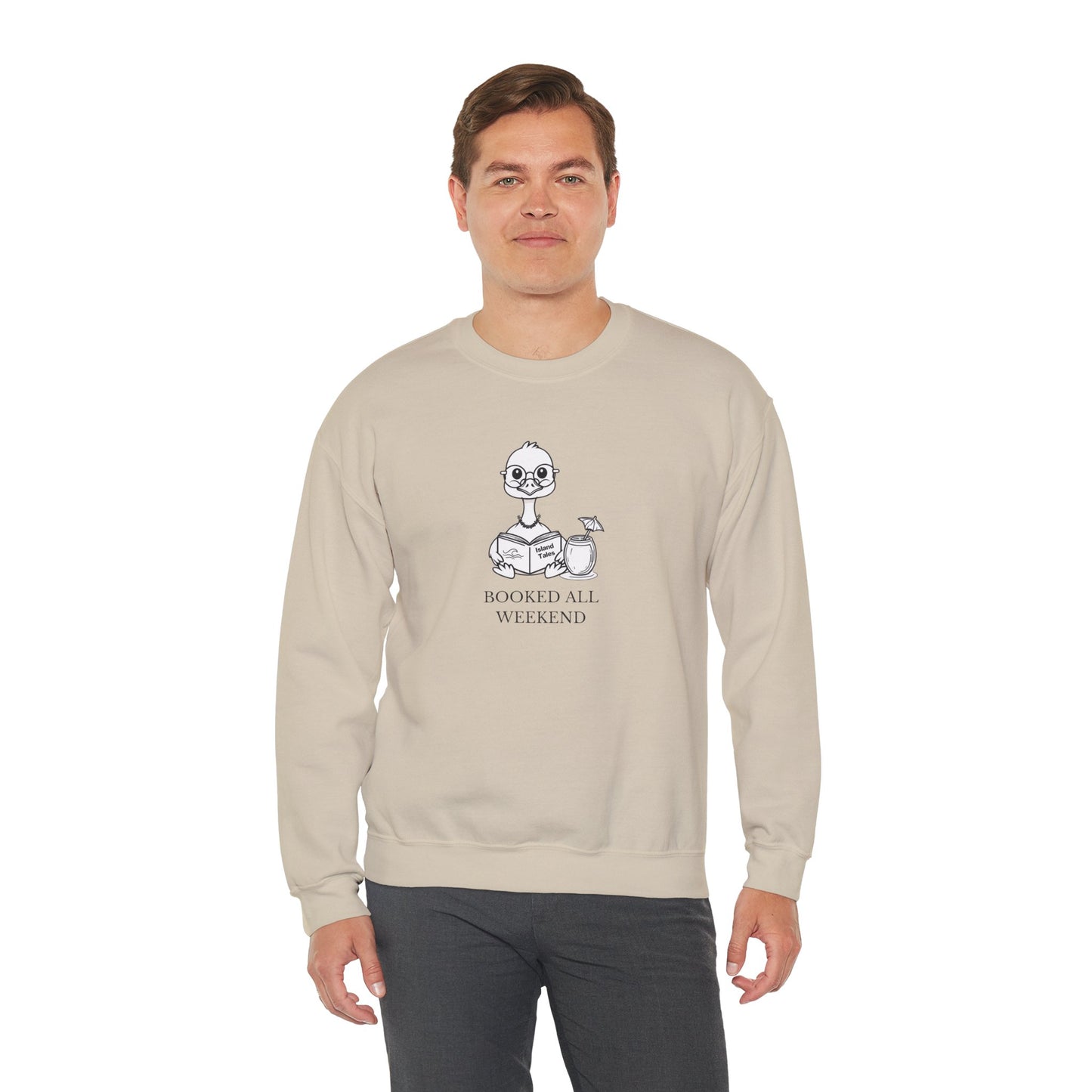 Booked All Weekend Sweatshirt – Nēnē Goose Island Reader Edition