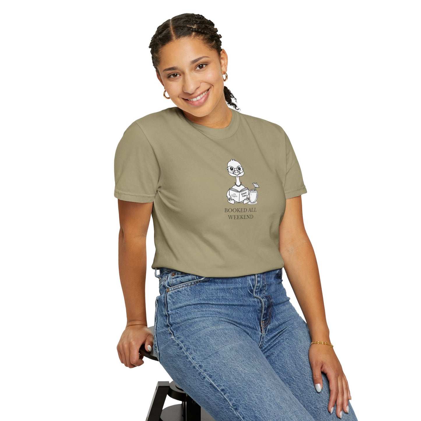Booked All Weekend Tee – Cozy Graphic Shirt for Readers and Homebodies