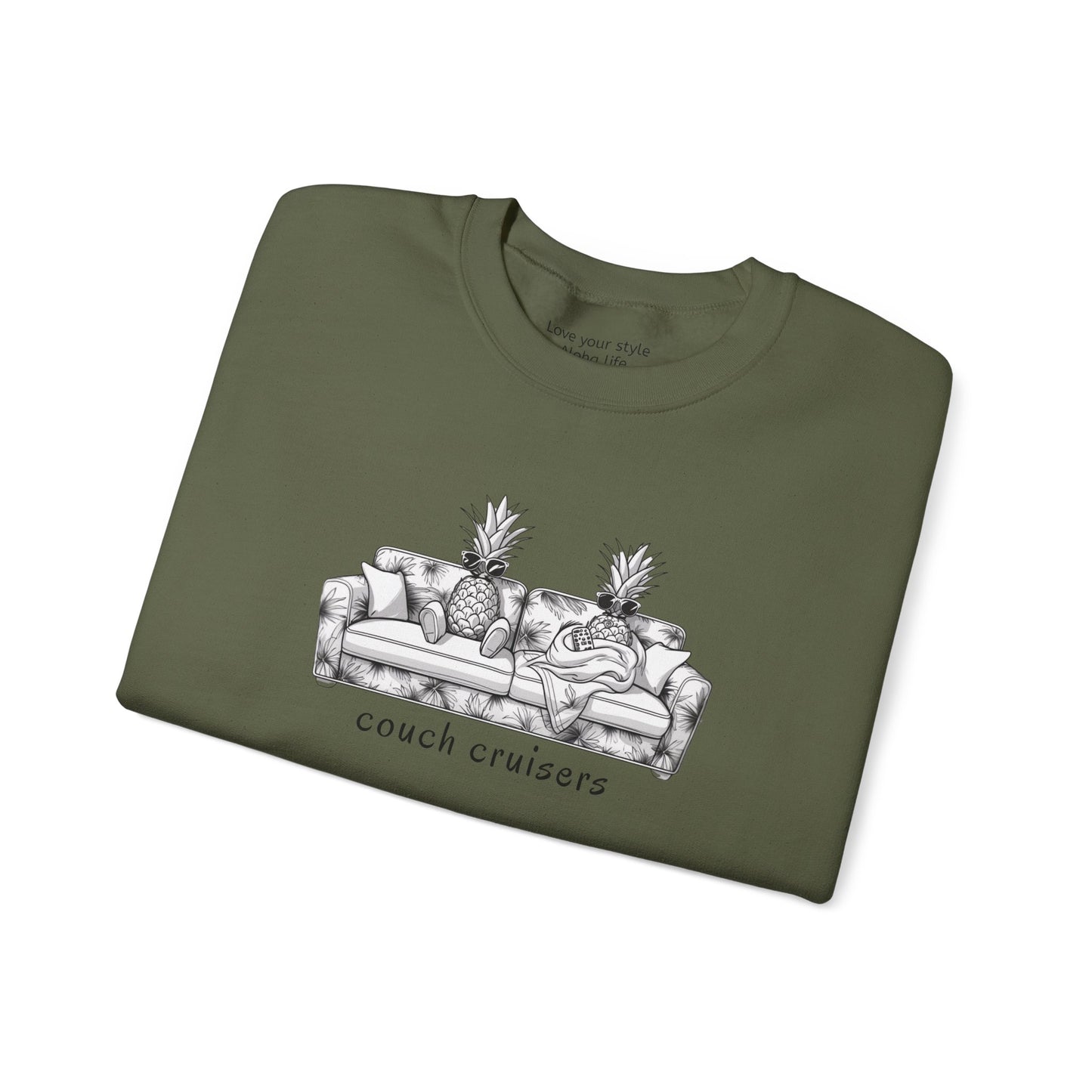 Couch Cruisers Sweatshirt – Pineapple Lounge Club Edition