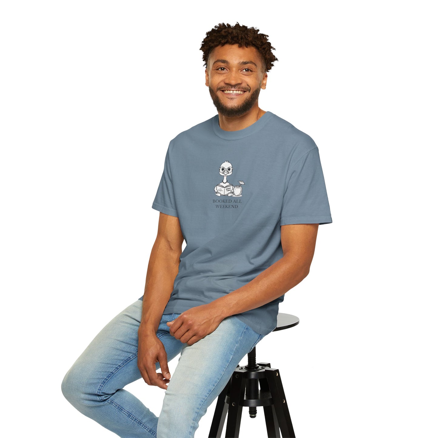 Booked All Weekend Tee – Cozy Graphic Shirt for Readers and Homebodies