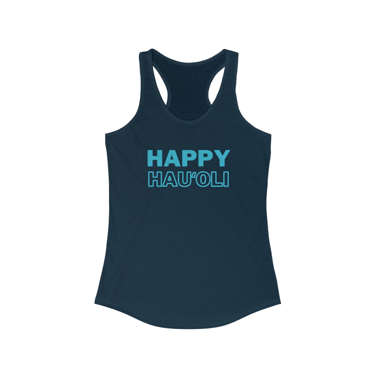 HAPPY – Hauʻoli Racerback Tank – Joy in Every Moment