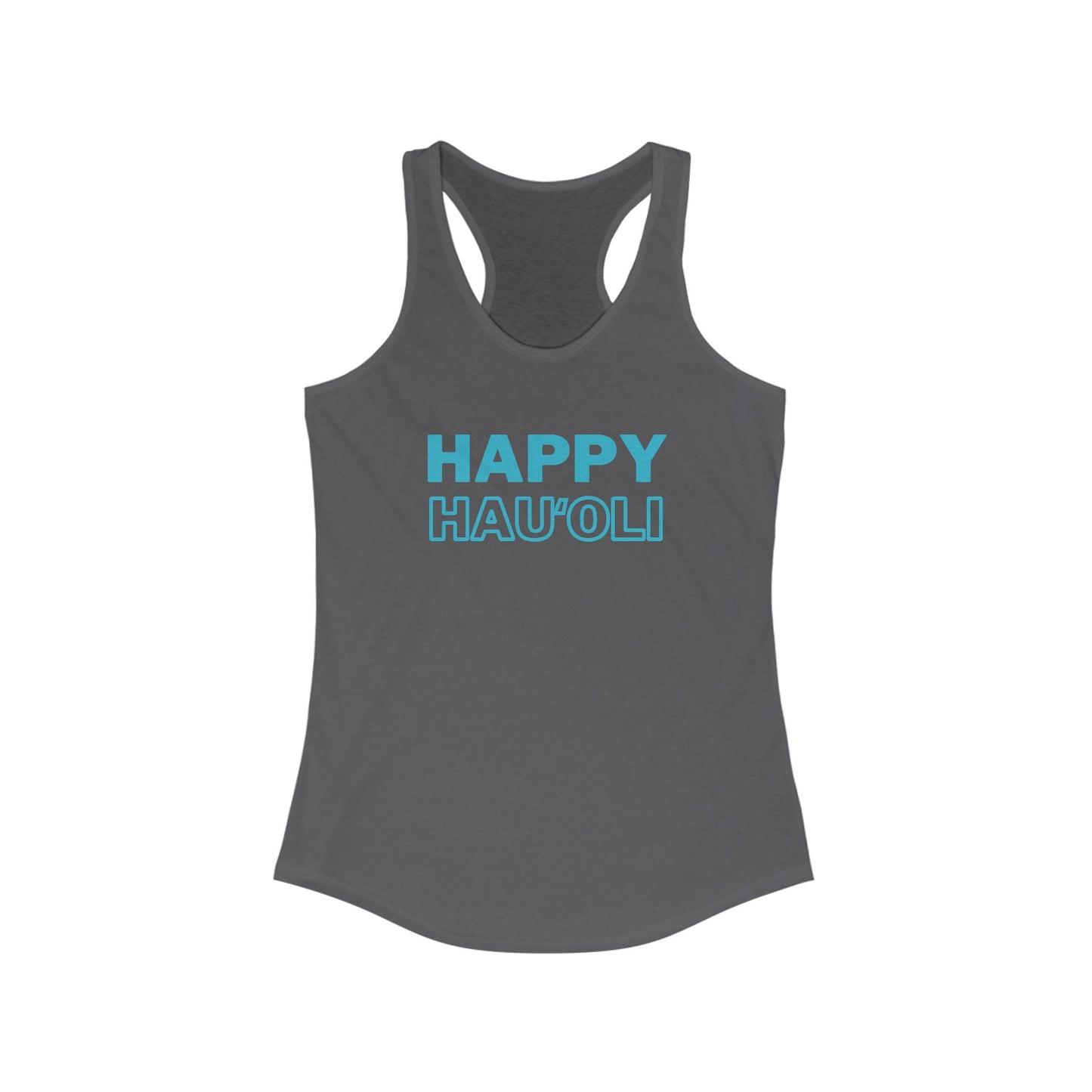 HAPPY – Hauʻoli Racerback Tank – Joy in Every Moment