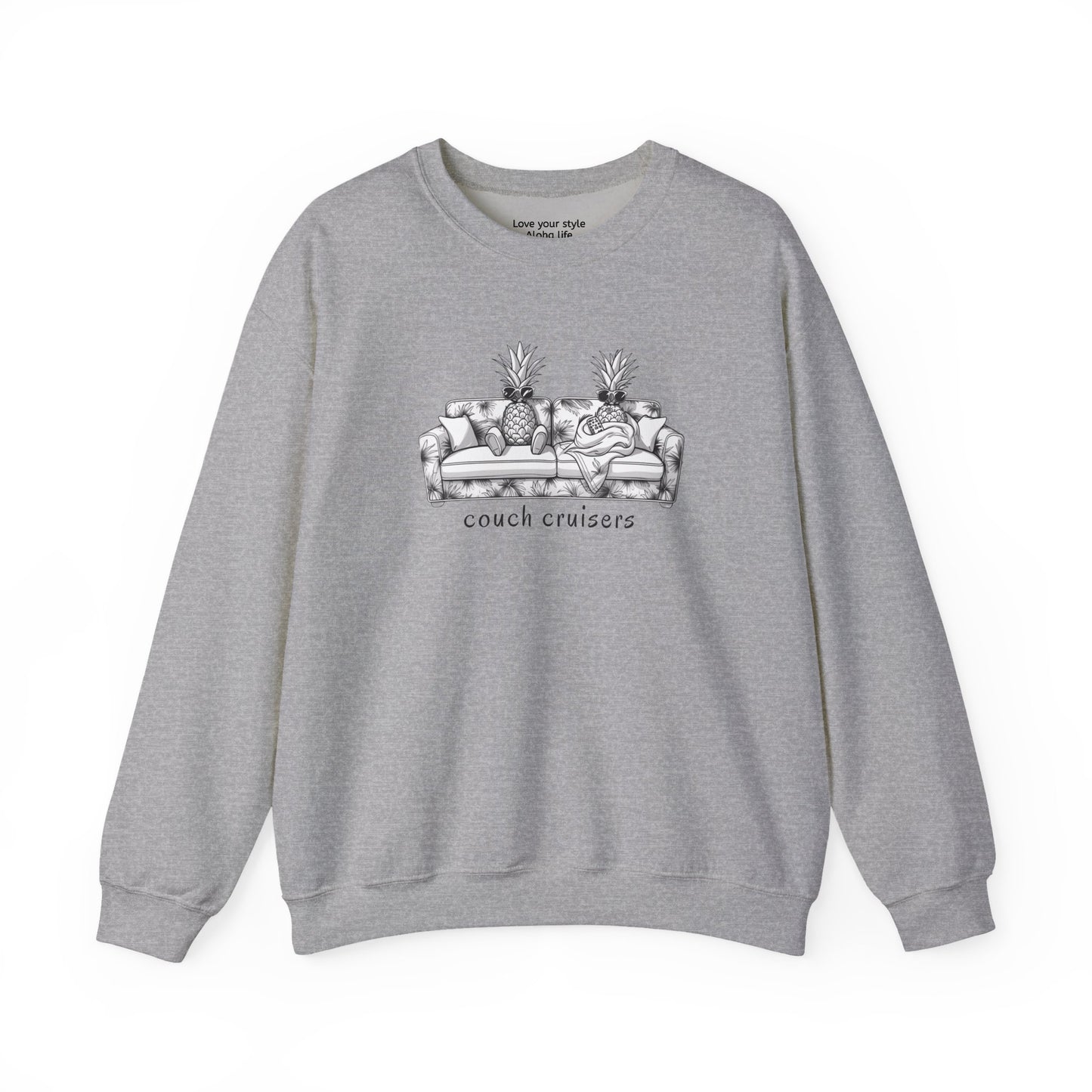 Couch Cruisers Sweatshirt – Pineapple Lounge Club Edition