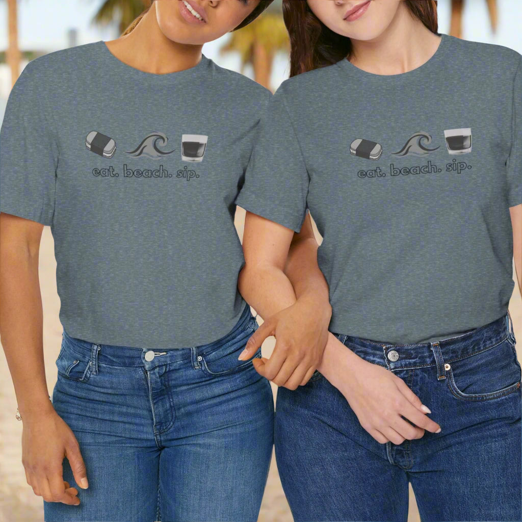 Eat Beach Sip Graphic Tee