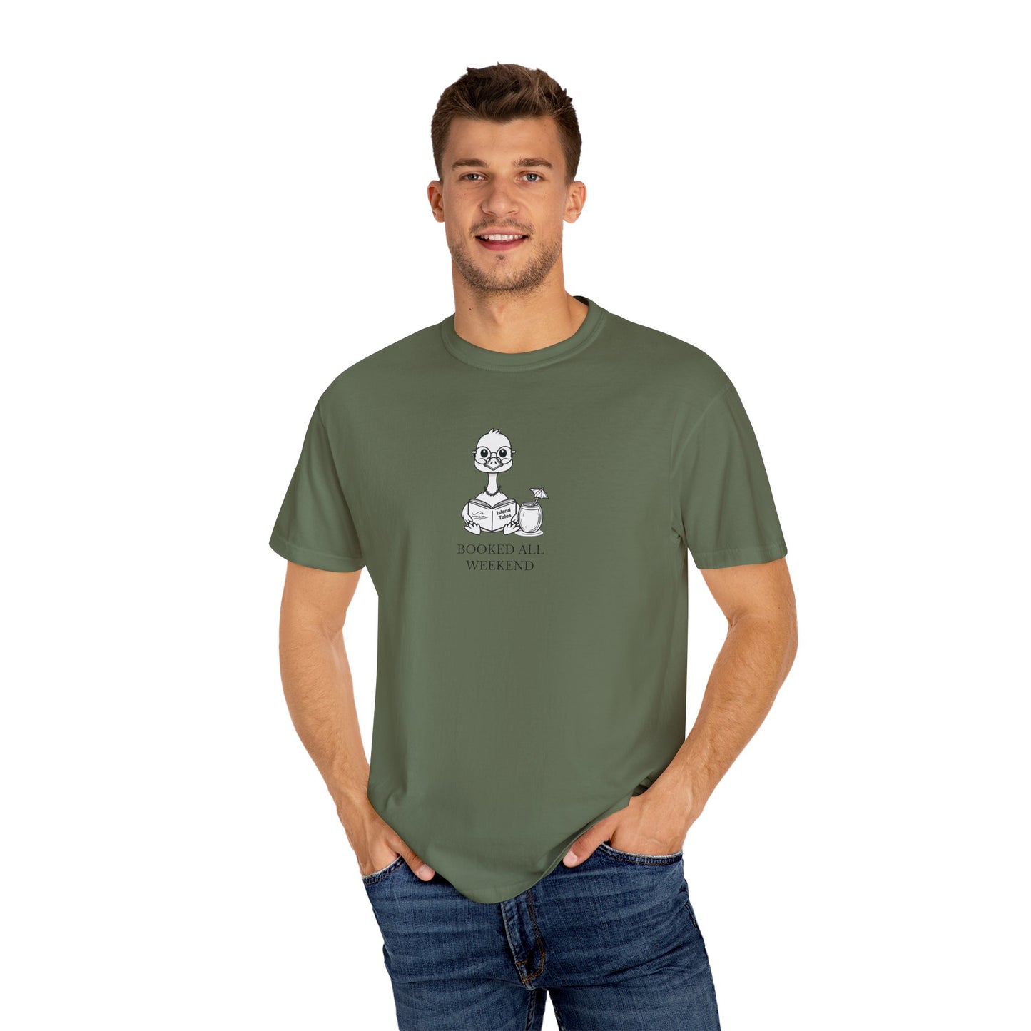 Booked All Weekend Tee – Cozy Graphic Shirt for Readers and Homebodies