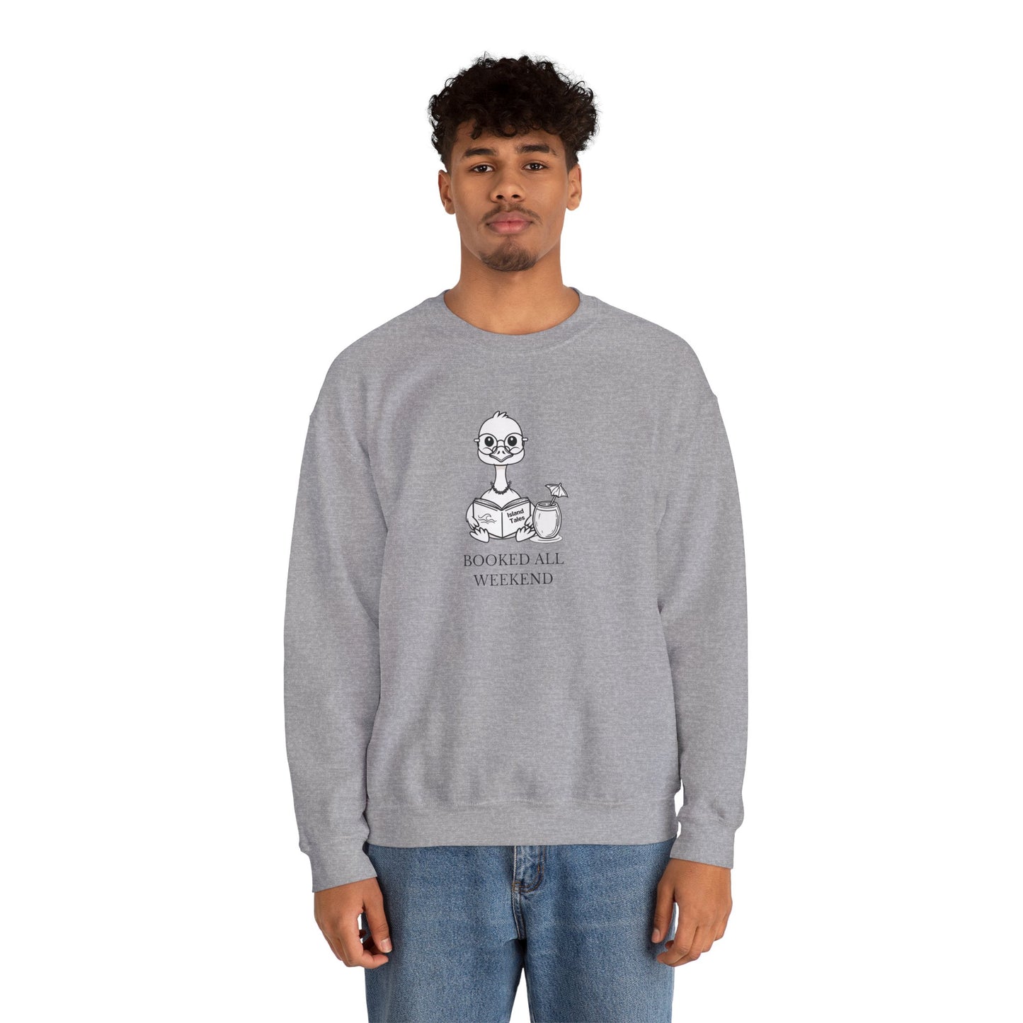 Booked All Weekend Sweatshirt – Nēnē Goose Island Reader Edition