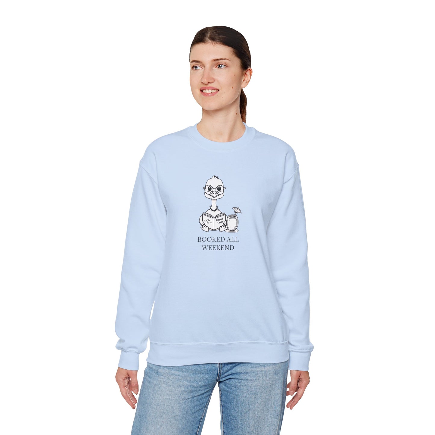 Booked All Weekend Sweatshirt – Nēnē Goose Island Reader Edition