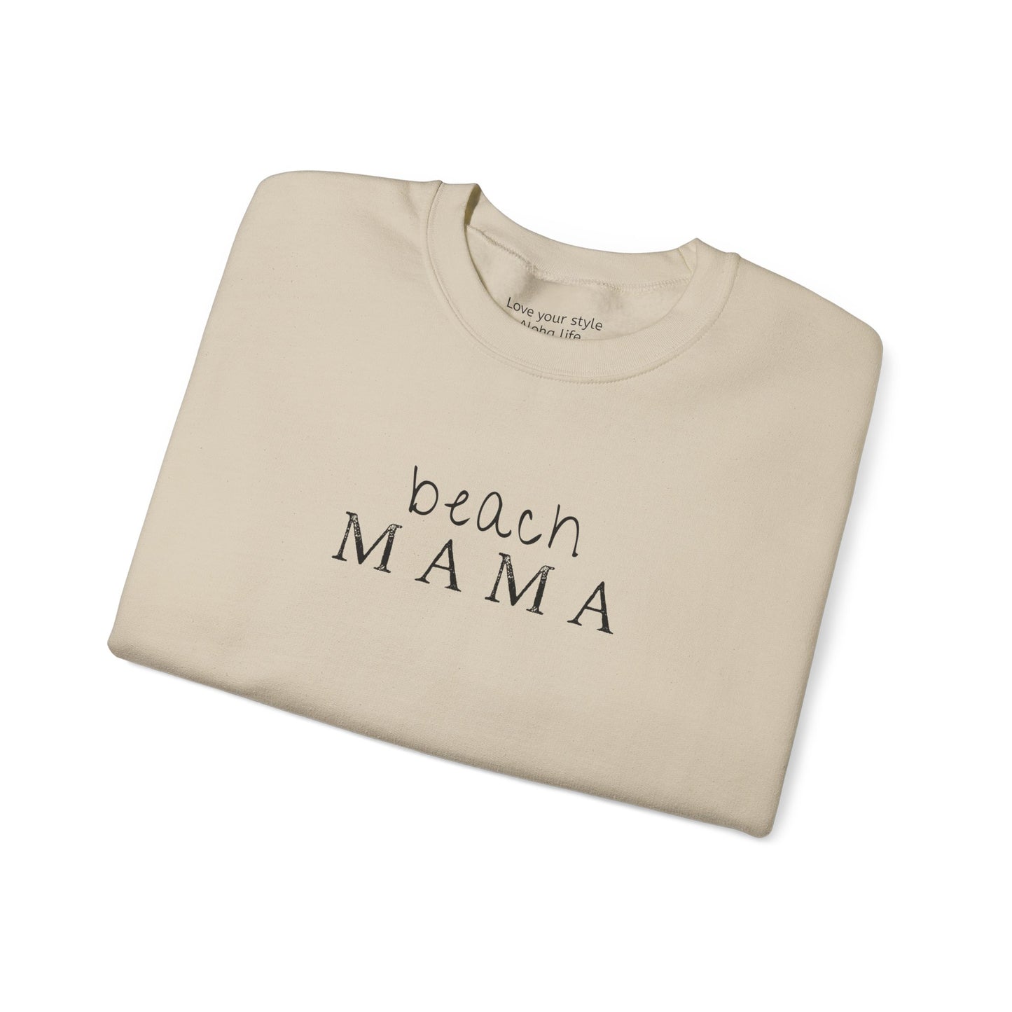 Beach Mama Graphic Sweatshirt – Salty Air, Aloha Hair