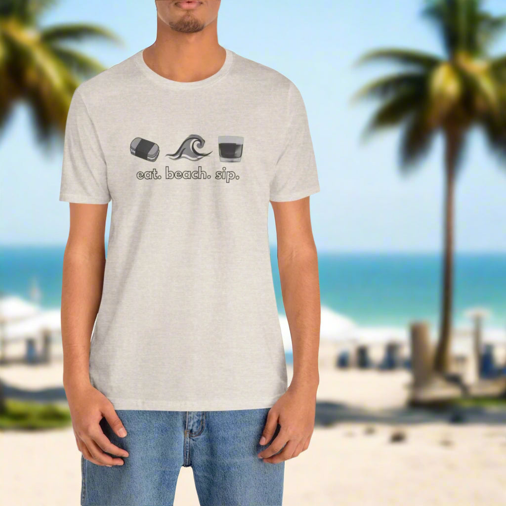 Eat Beach Sip Graphic Tee