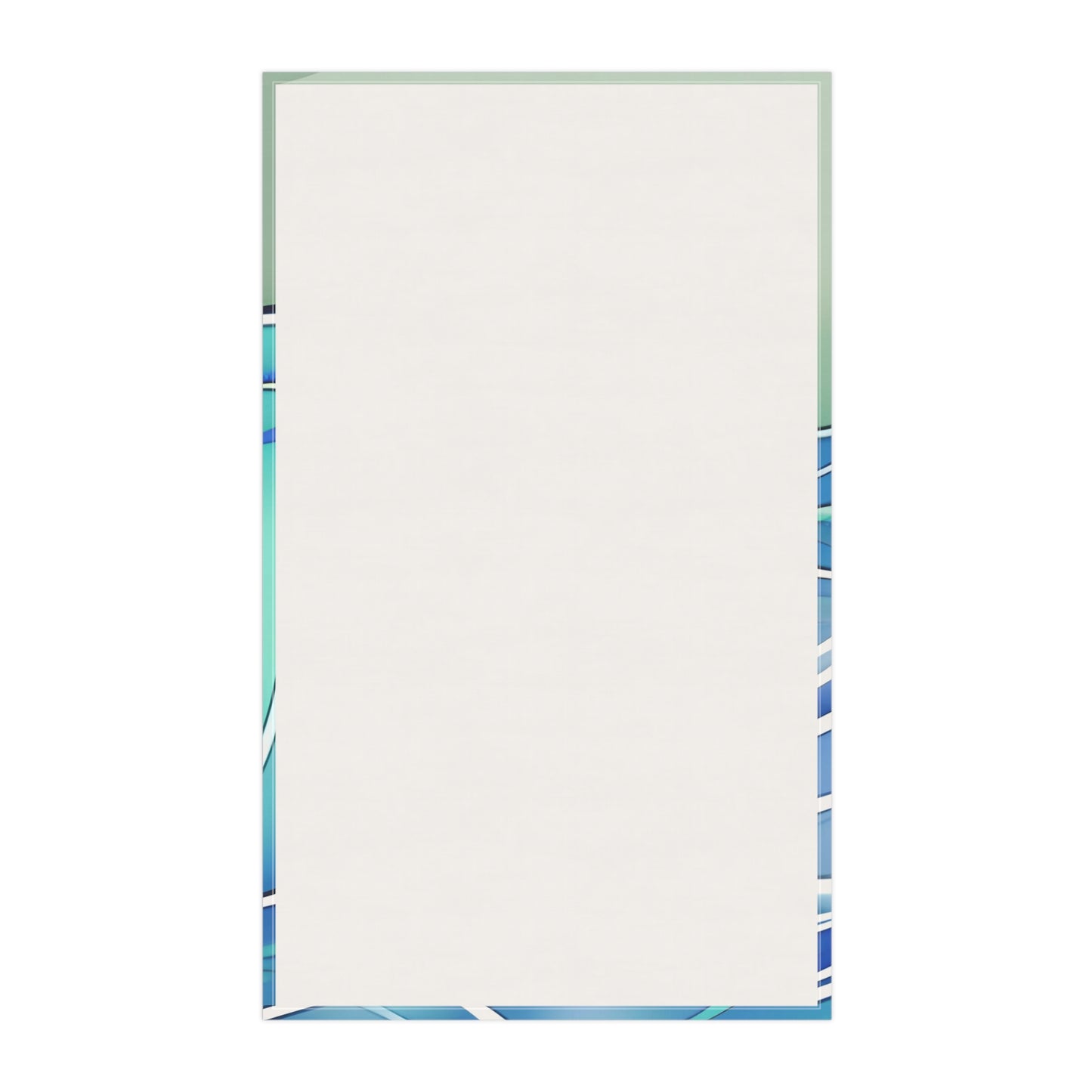 Watercolor Wave Tea Towel