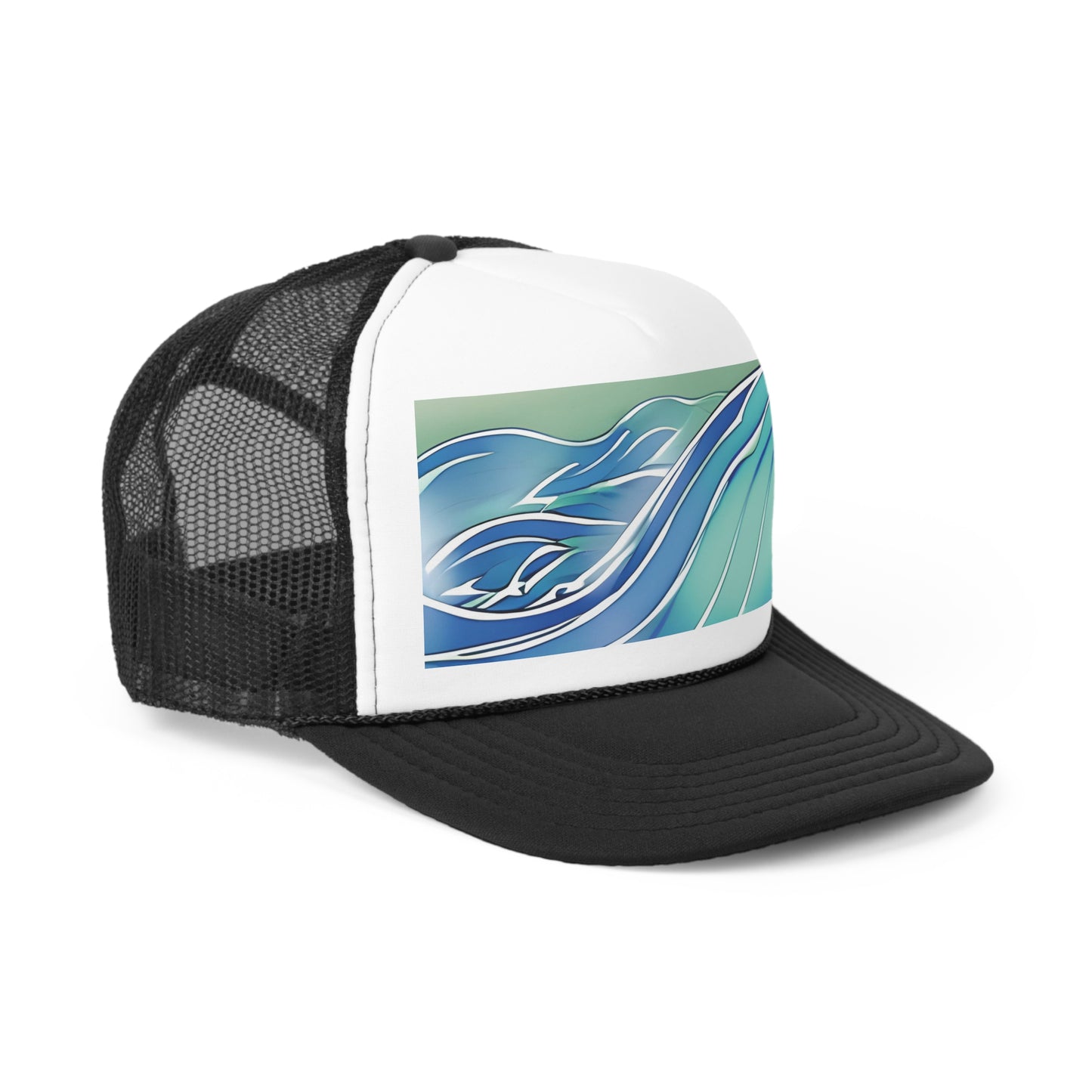 Trucker Cap Watercolor Wave
