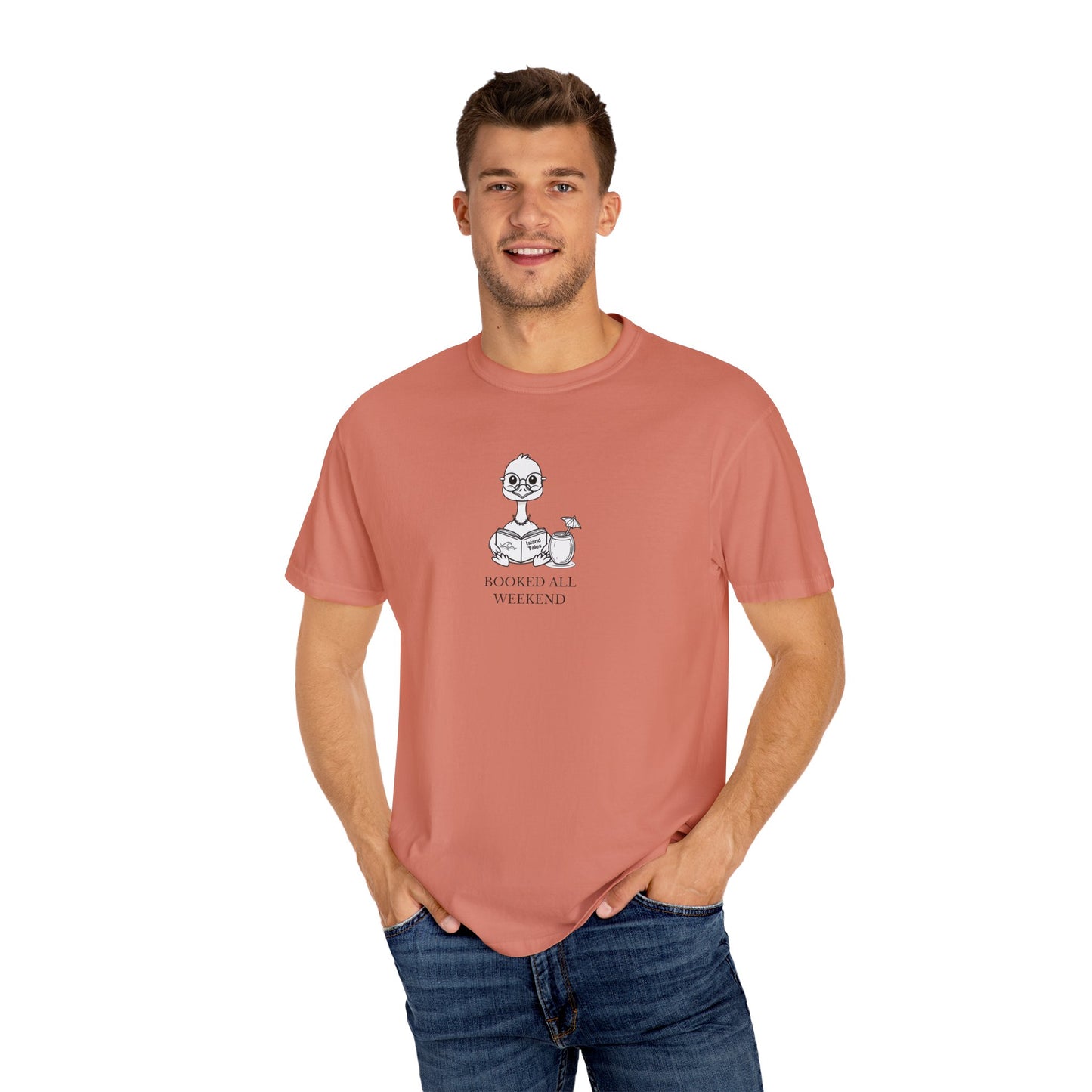 Booked All Weekend Tee – Cozy Graphic Shirt for Readers and Homebodies