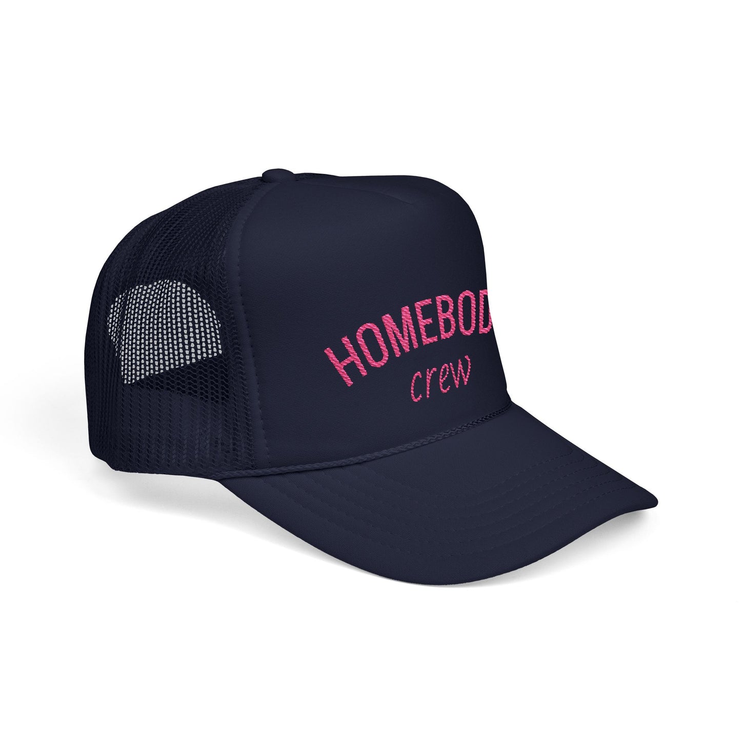 Homebody Crew Trucker Hat – Pink Vibes