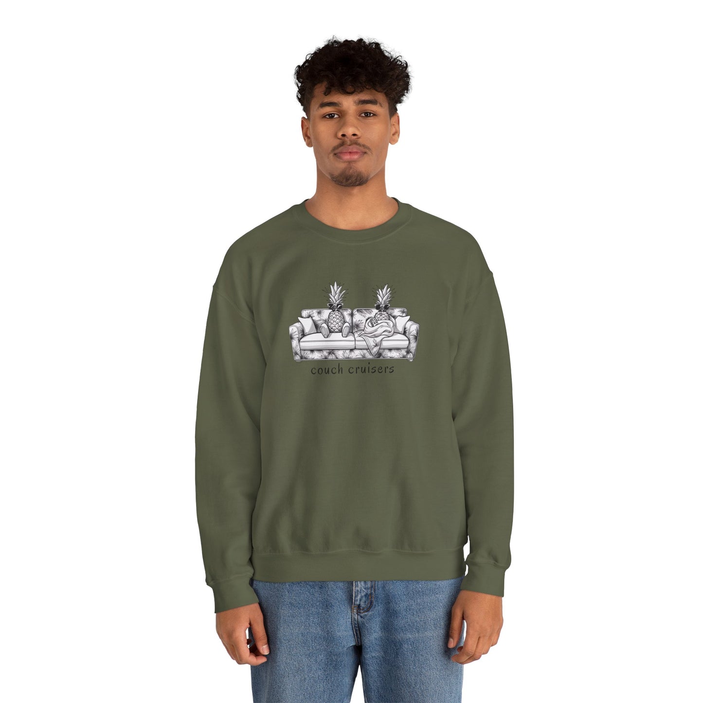 Couch Cruisers Sweatshirt – Pineapple Lounge Club Edition