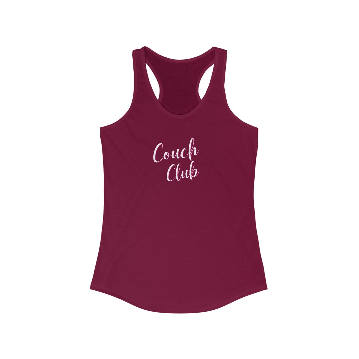 Couch Club Racerback Tank – Comfy Is the Vibe
