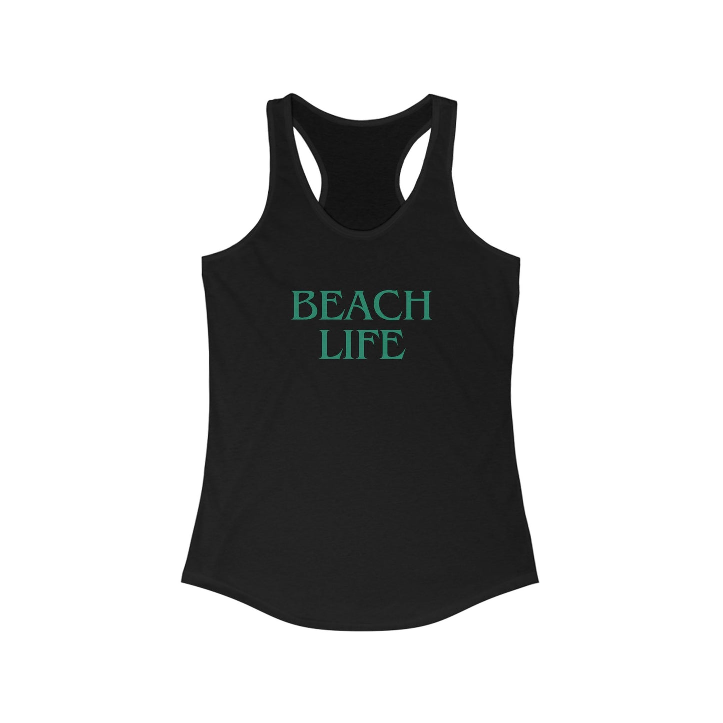 Beach Life Racerback Tank – Salty Air, Sandy Toes