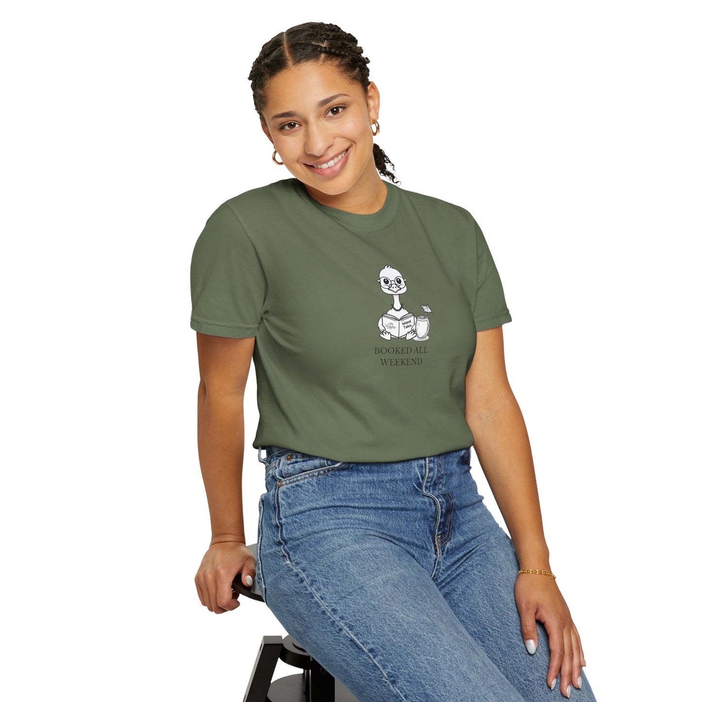 Booked All Weekend Tee – Cozy Graphic Shirt for Readers and Homebodies