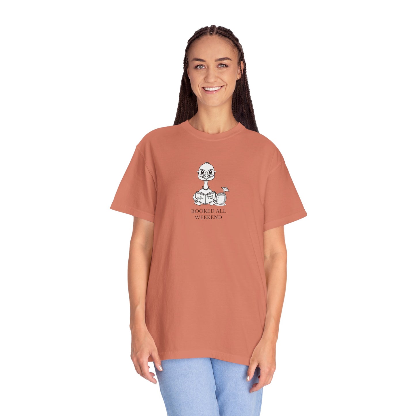 Booked All Weekend Tee – Cozy Graphic Shirt for Readers and Homebodies