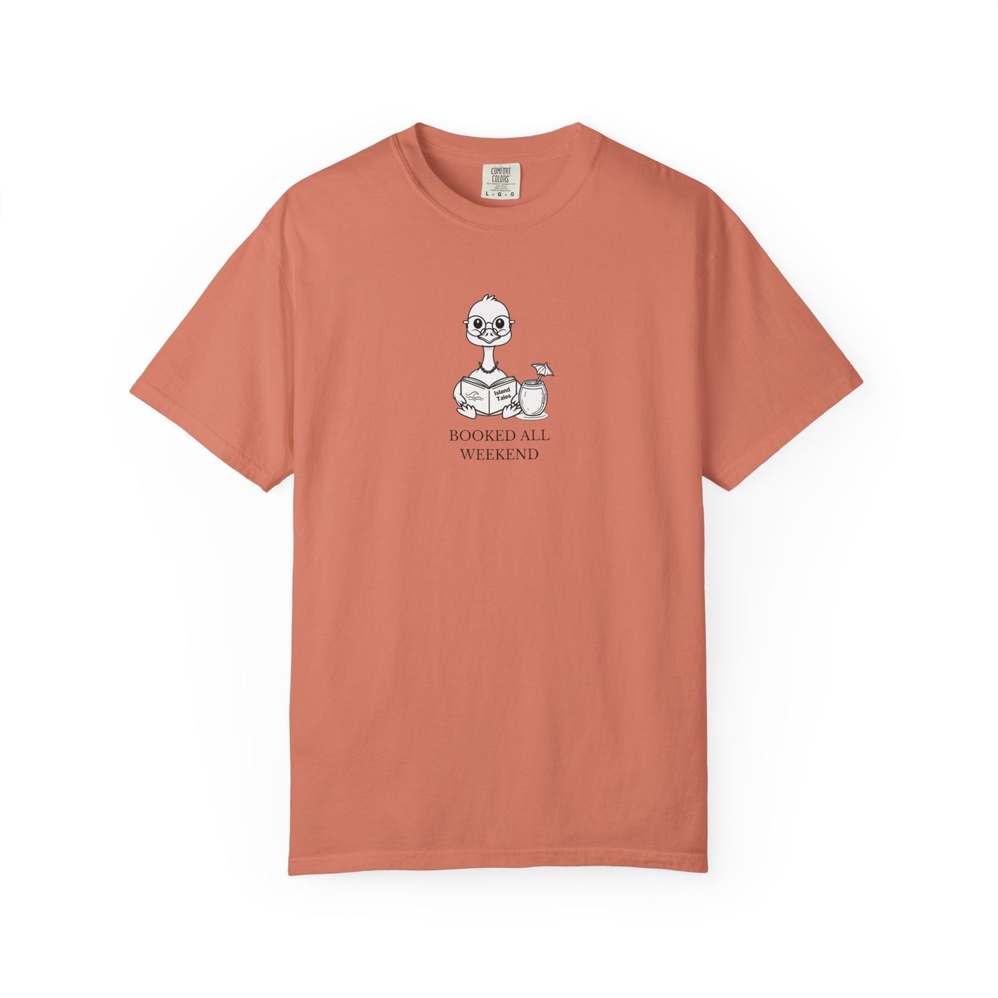 Booked All Weekend Tee – Cozy Graphic Shirt for Readers and Homebodies