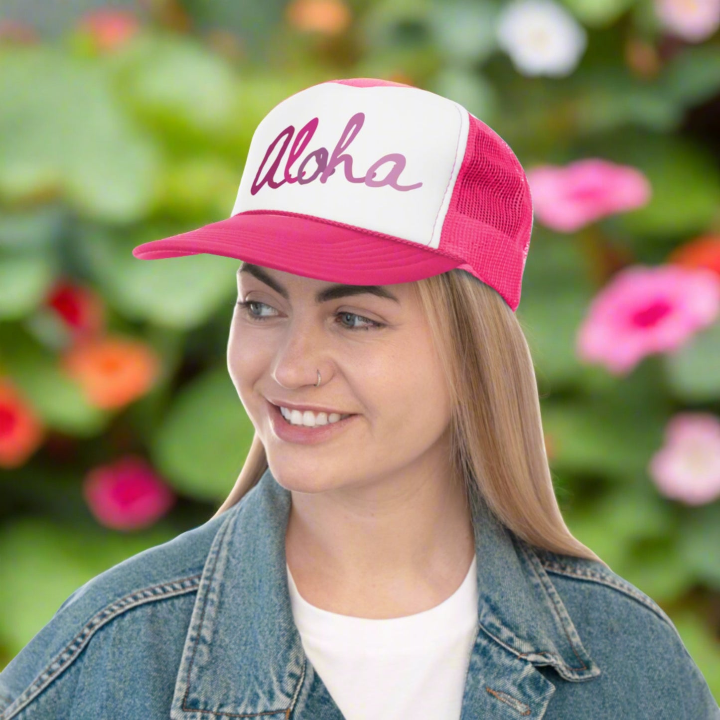 Trucker Cap Aloha Pink Scale