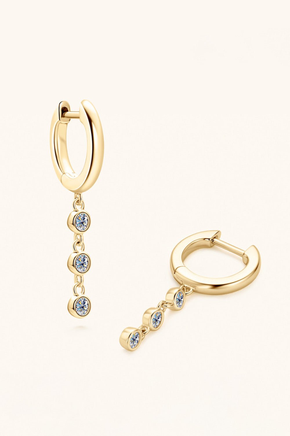 .18 Carat Moissanite Drop 925 Sterling Silver Earrings - Global Village Kailua Boutique