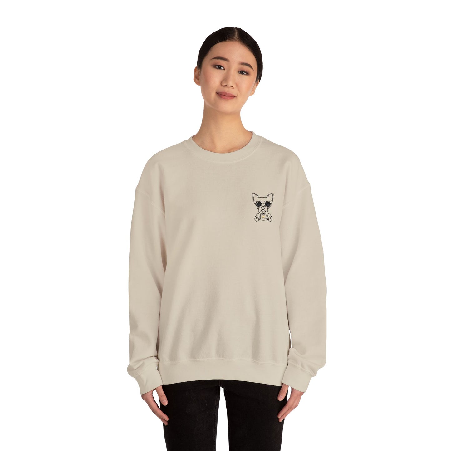 Aloha Kakahiaka Dog Embroidered Sweatshirt