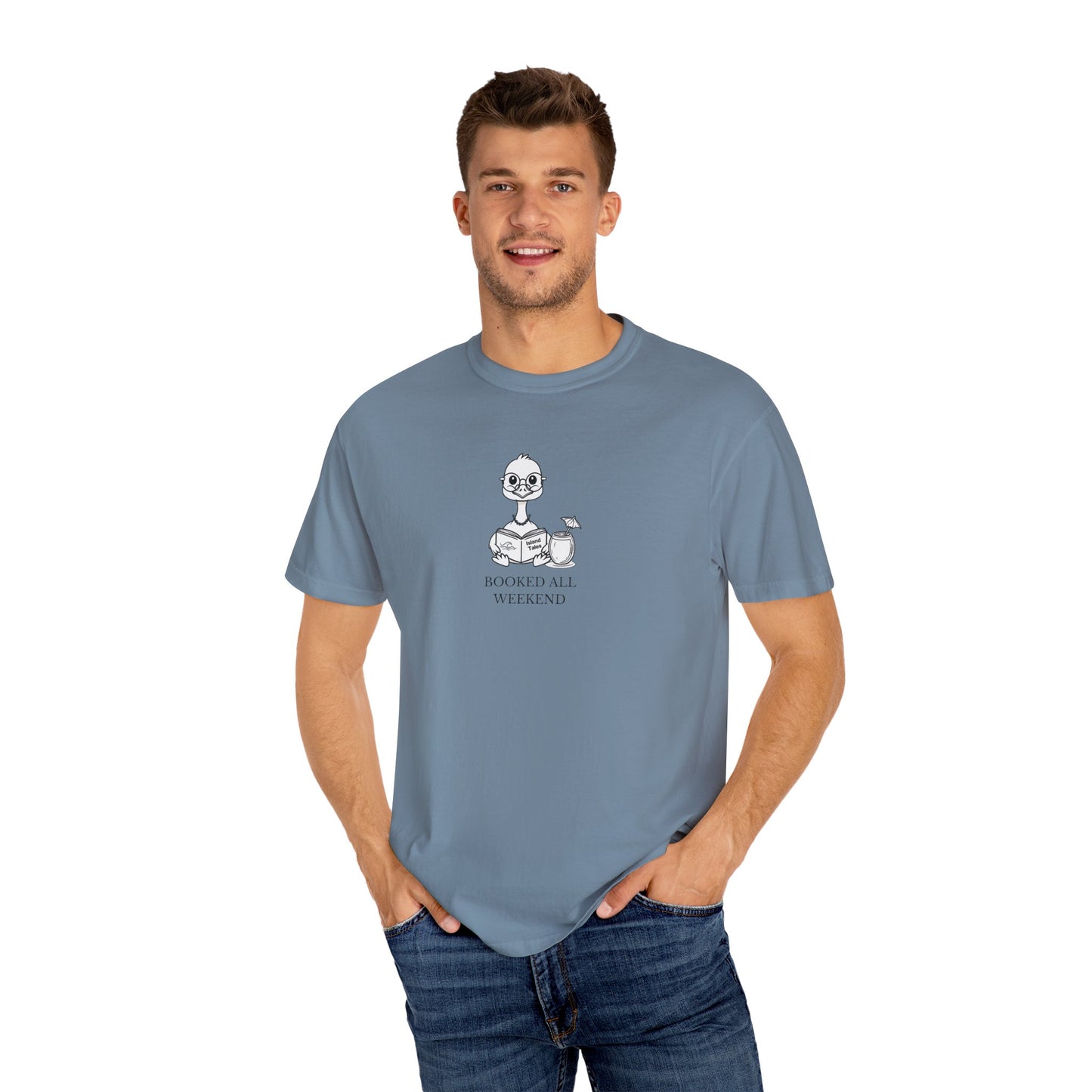 Booked All Weekend Tee – Cozy Graphic Shirt for Readers and Homebodies