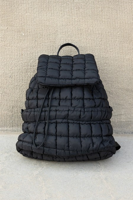 Quilted Puffer Backpack