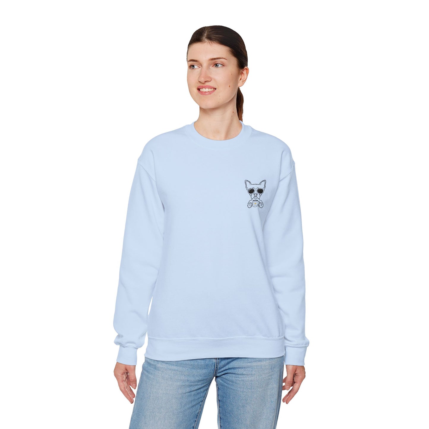 Aloha Kakahiaka Dog Embroidered Sweatshirt