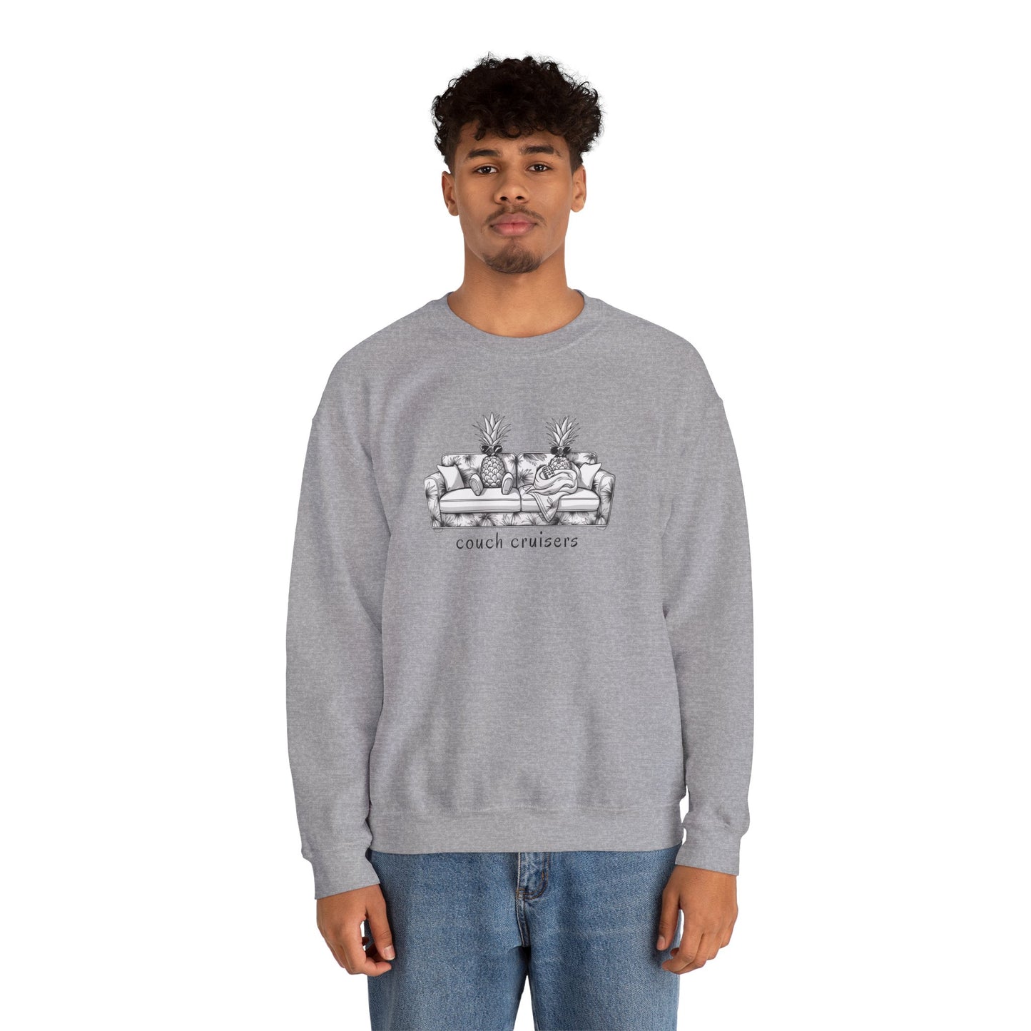 Couch Cruisers Sweatshirt – Pineapple Lounge Club Edition