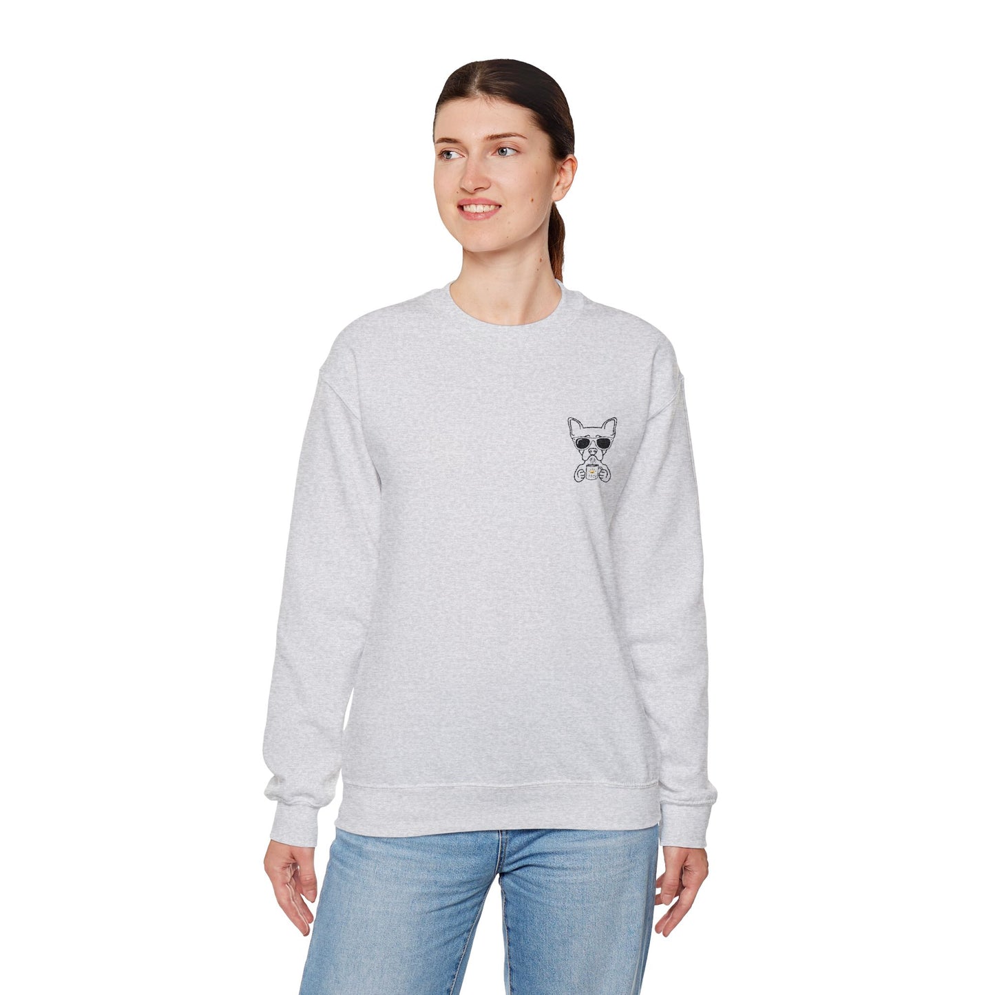 Aloha Kakahiaka Dog Embroidered Sweatshirt