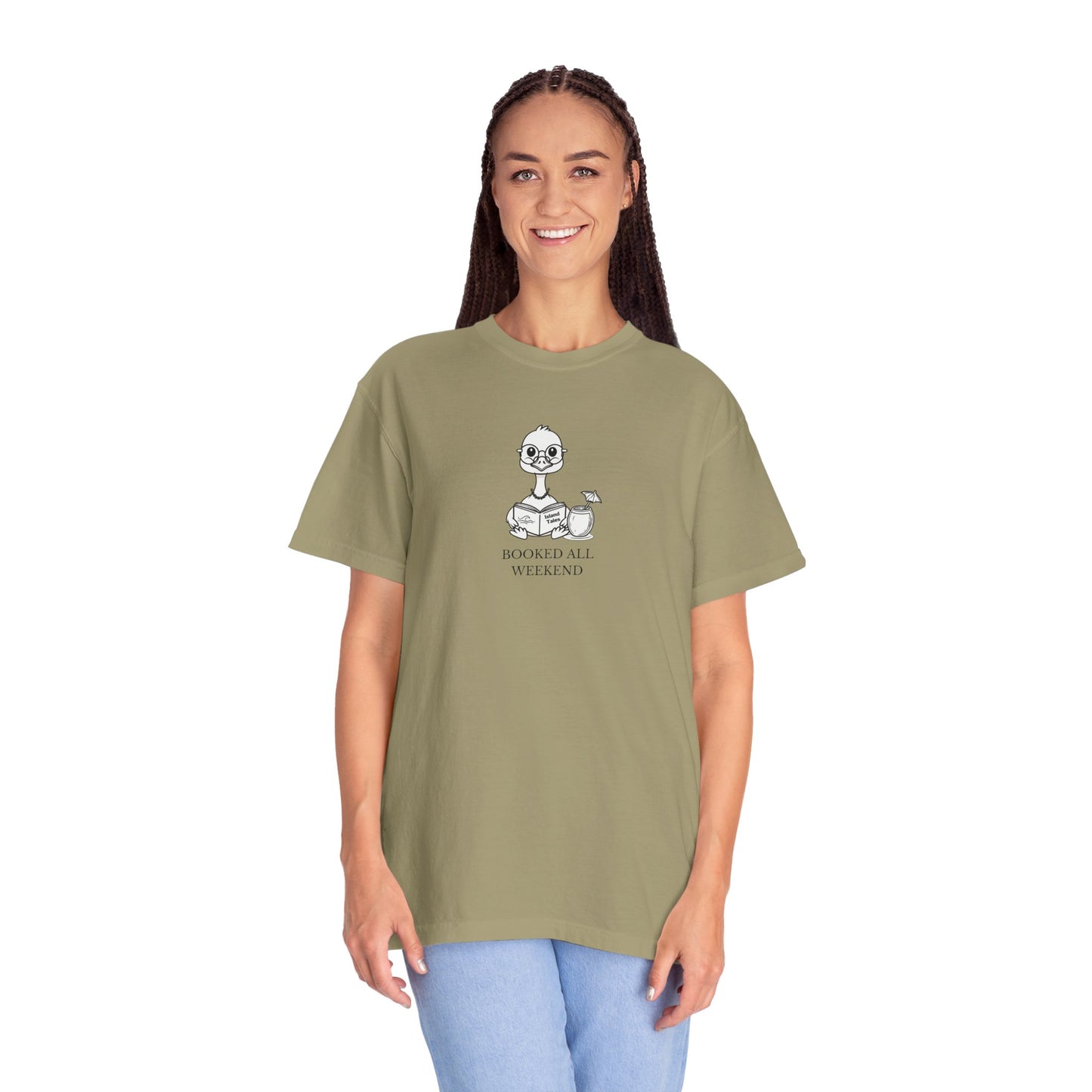 Booked All Weekend Tee – Cozy Graphic Shirt for Readers and Homebodies