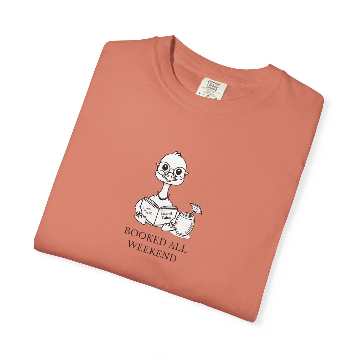Booked All Weekend Tee – Cozy Graphic Shirt for Readers and Homebodies