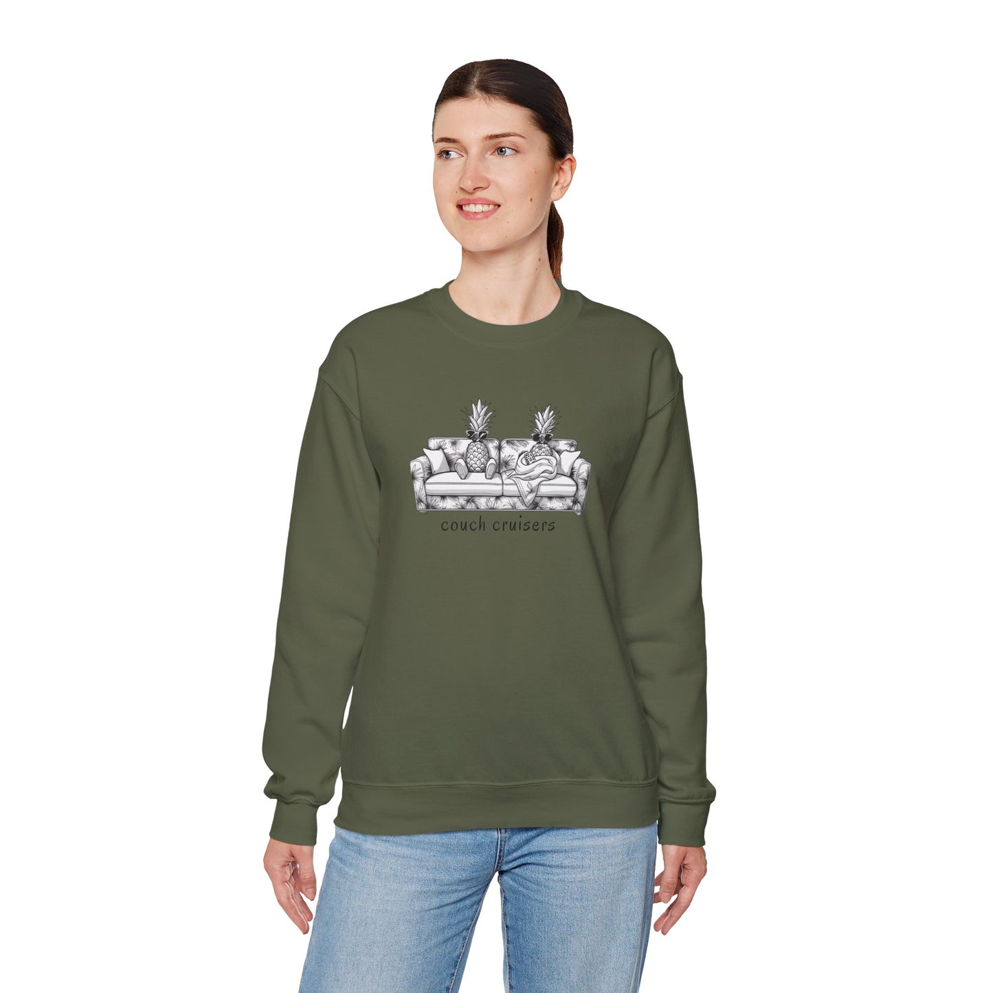 Couch Cruisers Sweatshirt – Pineapple Lounge Club Edition