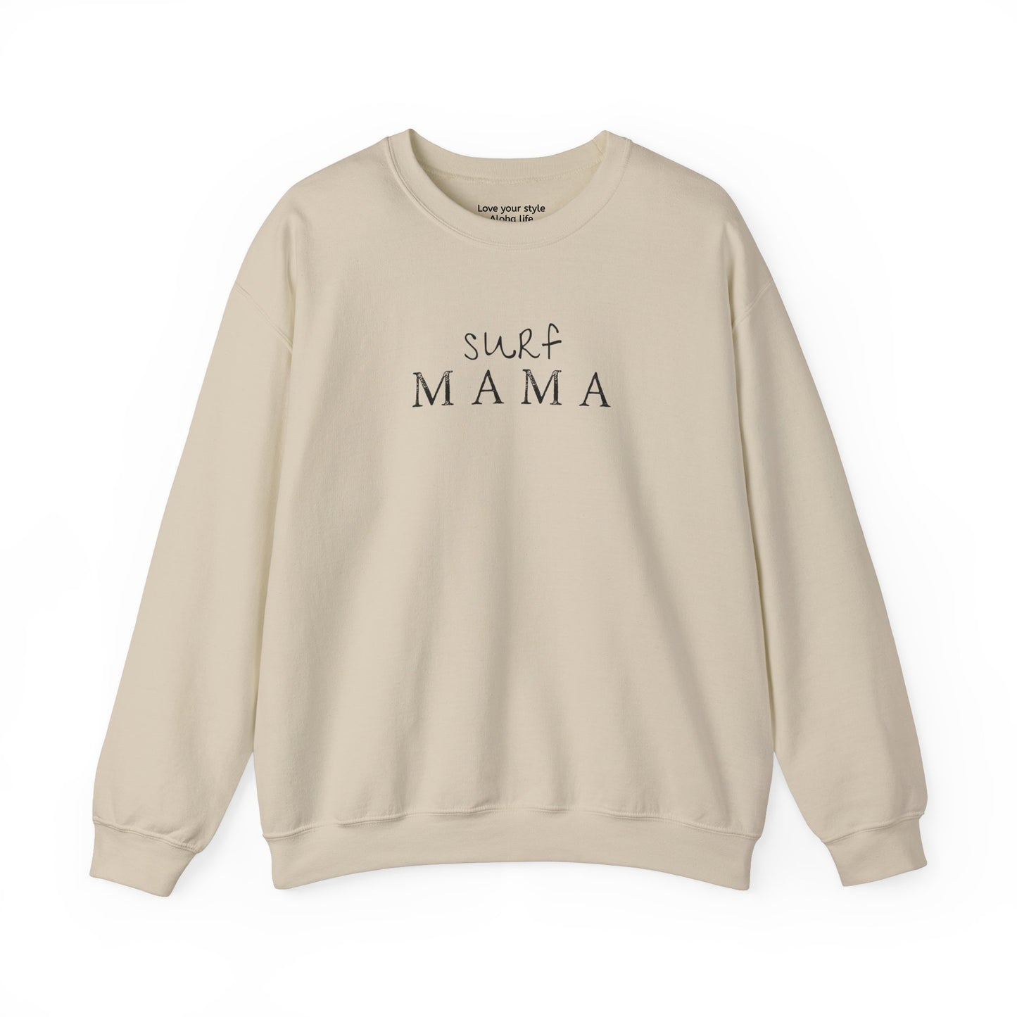 Surf Mama Graphic Sweatshirt – Waves, Wahine, Aloha