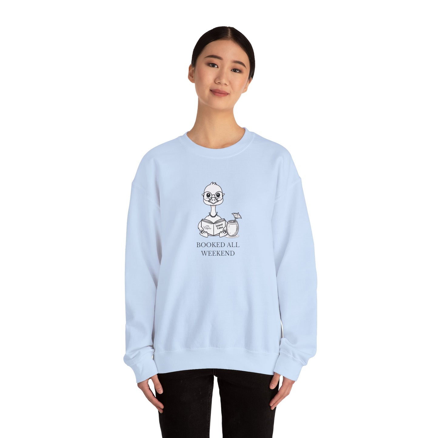 Booked All Weekend Sweatshirt – Nēnē Goose Island Reader Edition
