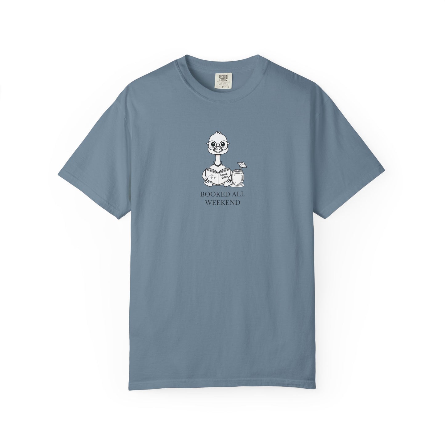 Booked All Weekend Tee – Cozy Graphic Shirt for Readers and Homebodies