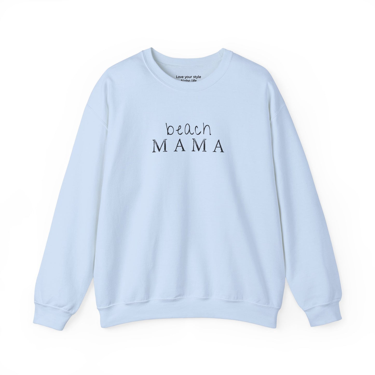 Beach Mama Graphic Sweatshirt – Salty Air, Aloha Hair