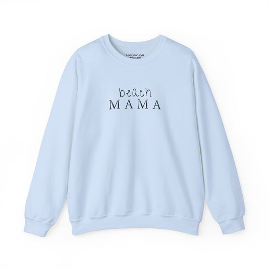 Beach Mama Graphic Sweatshirt – Salty Air, Aloha Hair
