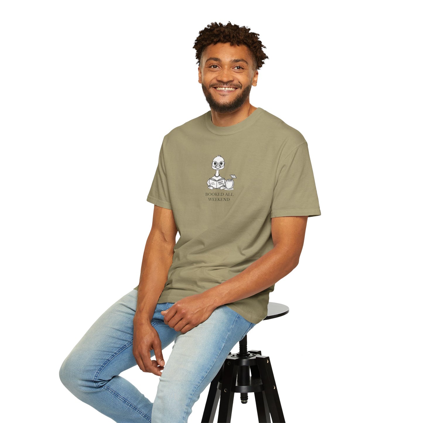 Booked All Weekend Tee – Cozy Graphic Shirt for Readers and Homebodies