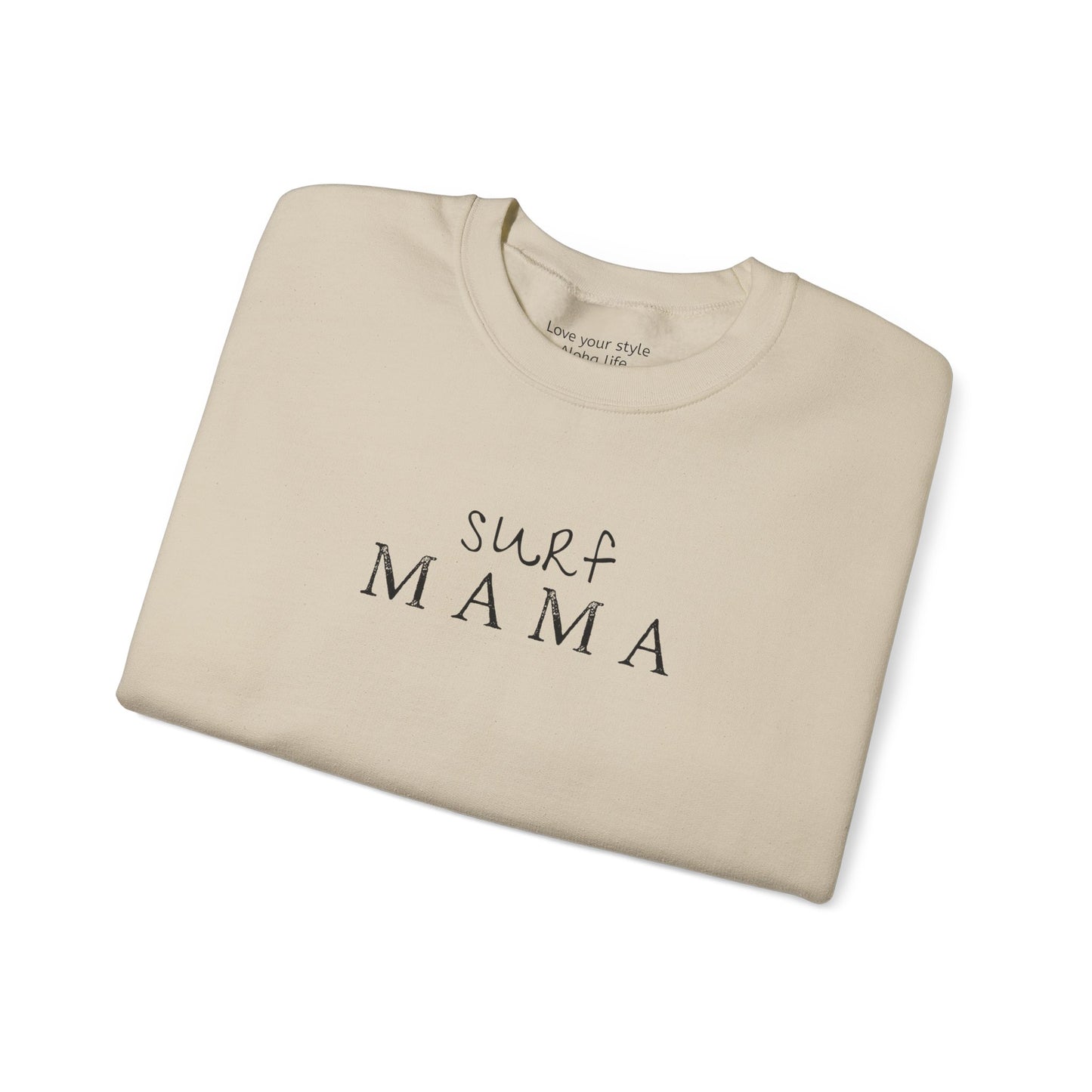 Surf Mama Graphic Sweatshirt – Waves, Wahine, Aloha