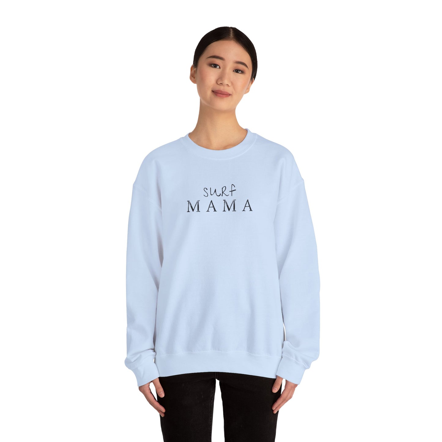 Surf Mama Graphic Sweatshirt – Waves, Wahine, Aloha