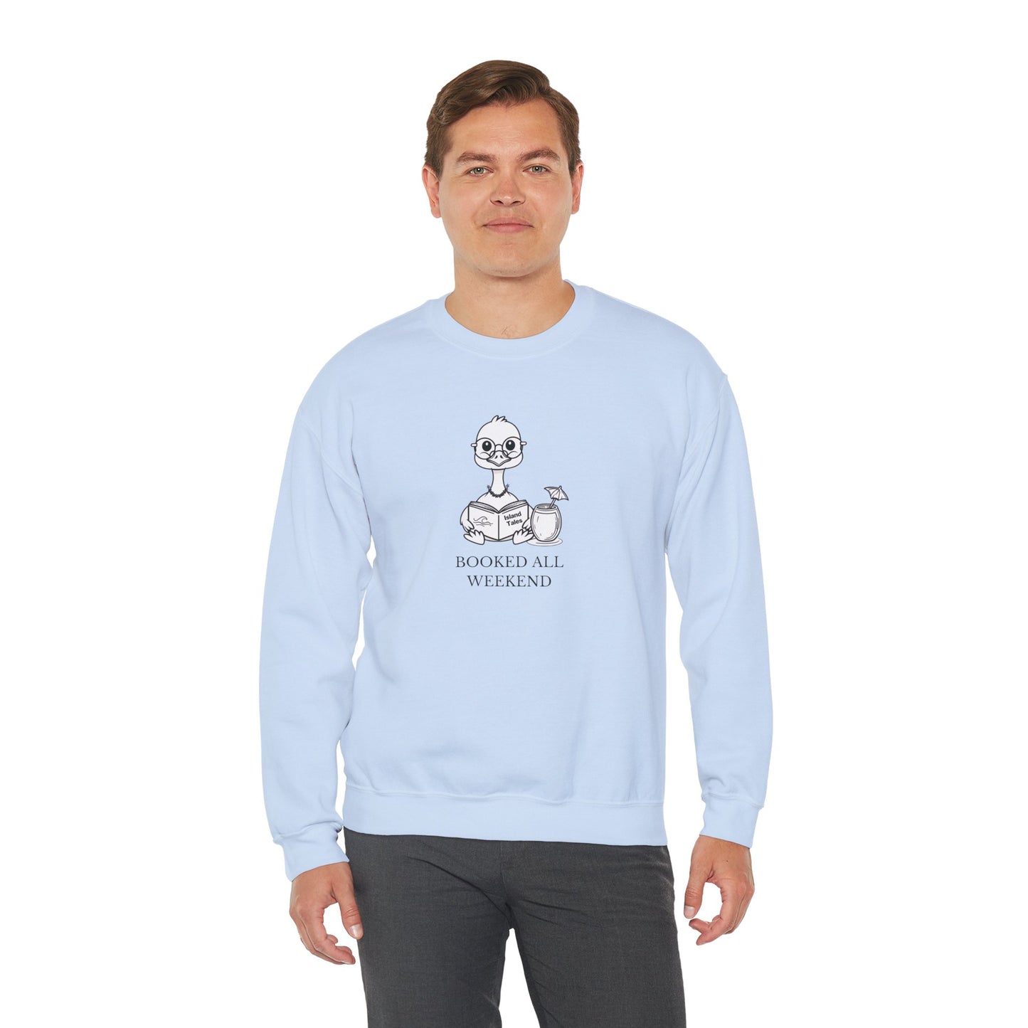 Booked All Weekend Sweatshirt – Nēnē Goose Island Reader Edition