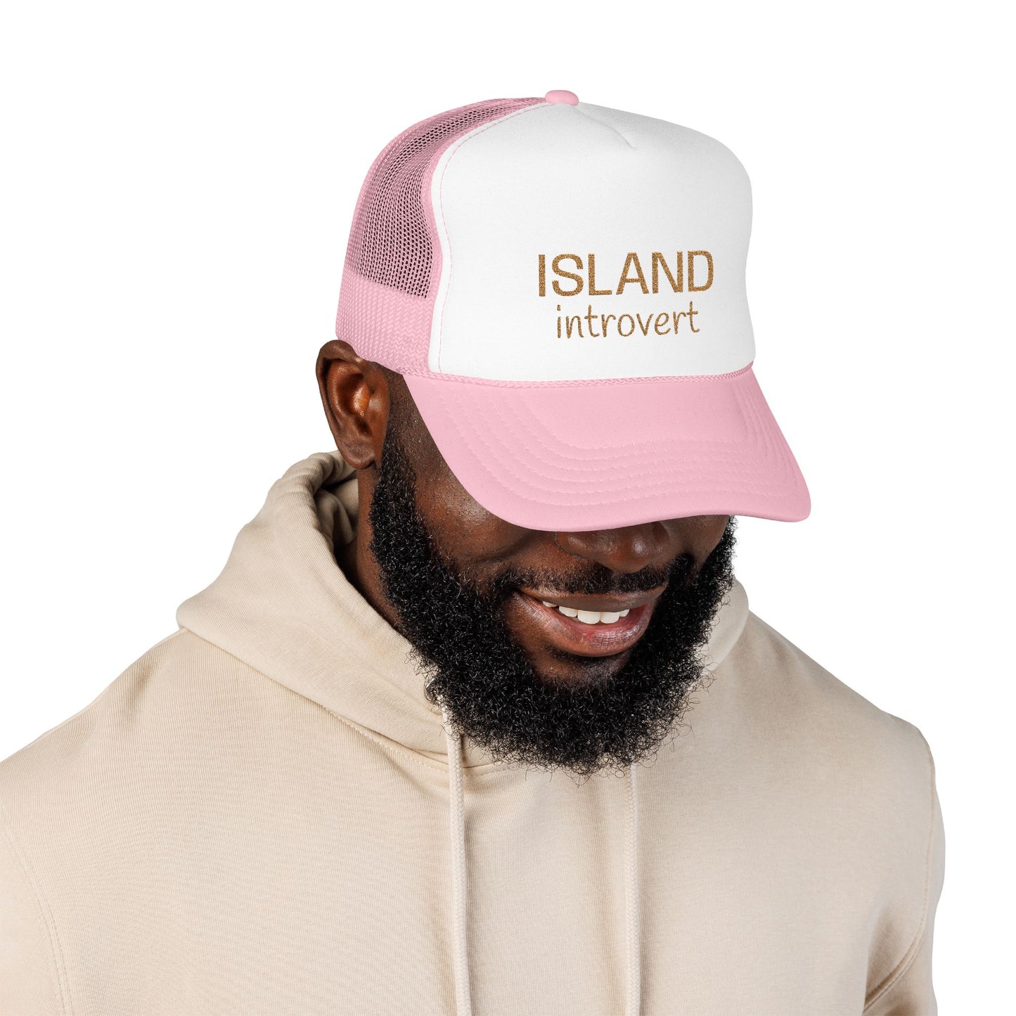 Island Introvert Foam Trucker Hat – Laid-Back Vibes Edition