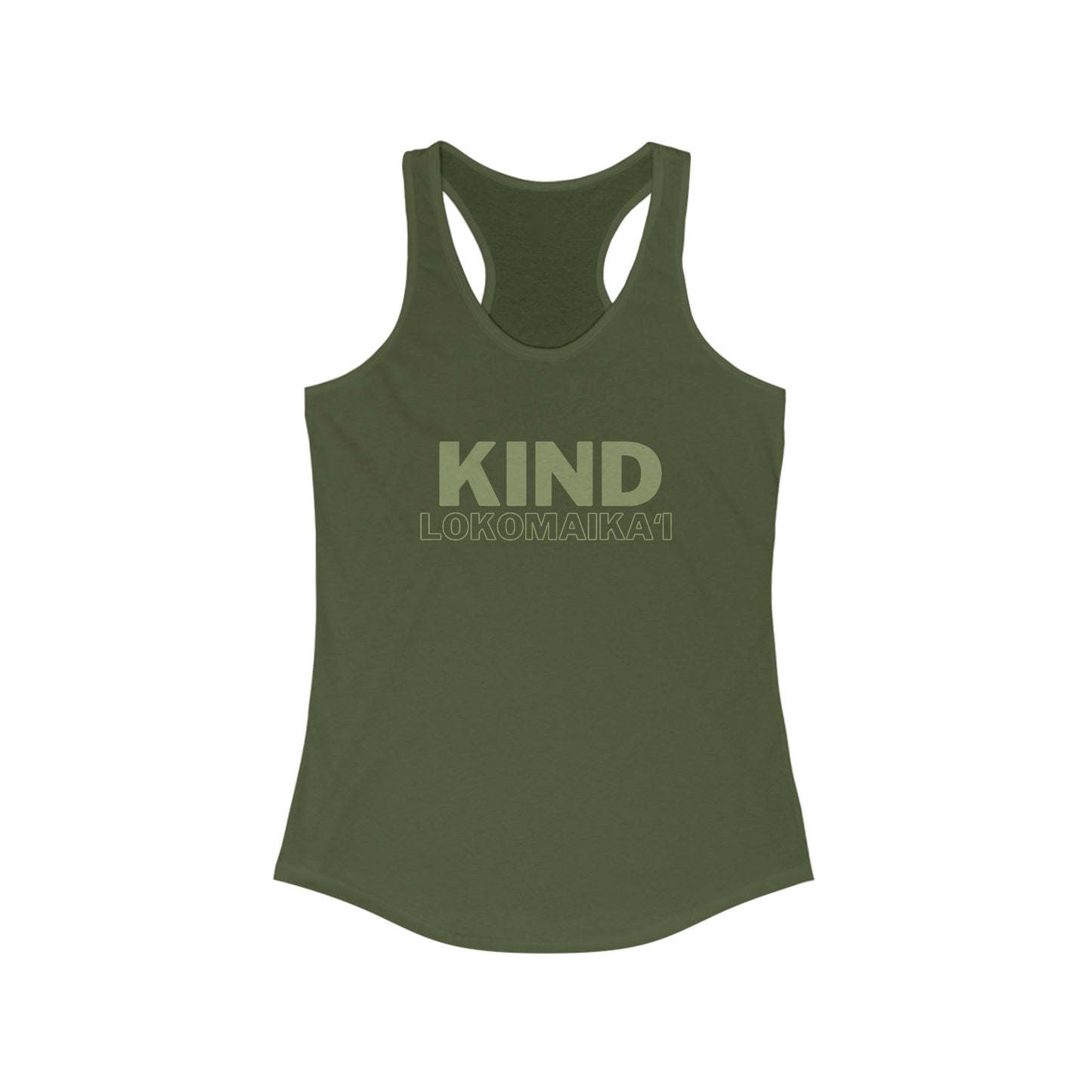 KIND – Lokomaikaʻi Racerback Tank – Aloha in Action