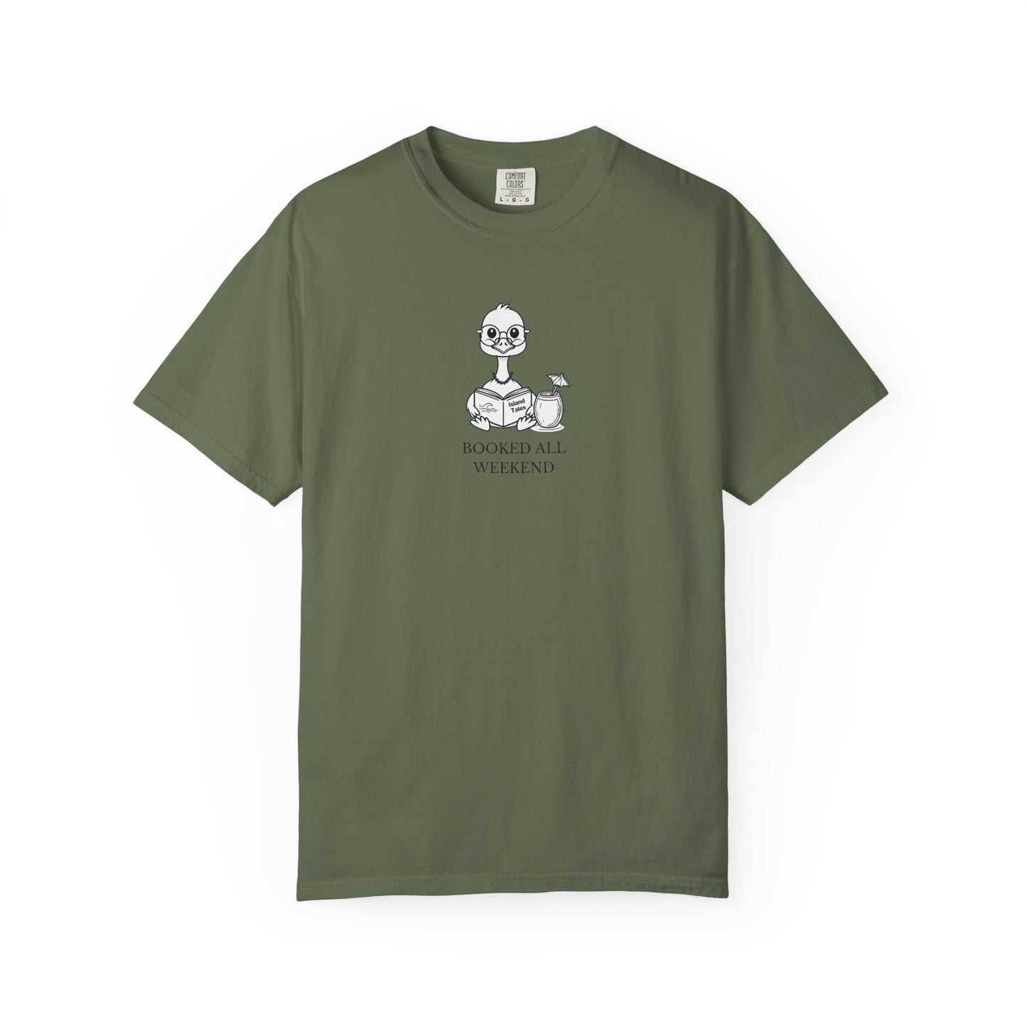 Booked All Weekend Tee – Cozy Graphic Shirt for Readers and Homebodies