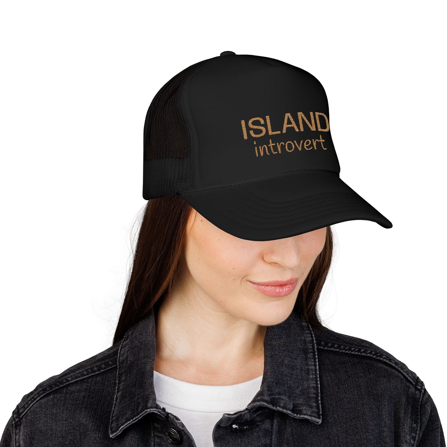 Island Introvert Foam Trucker Hat – Laid-Back Vibes Edition