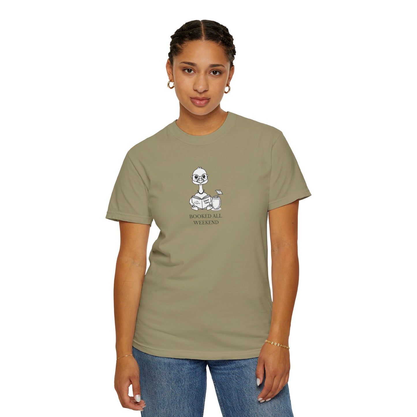 Booked All Weekend Tee – Cozy Graphic Shirt for Readers and Homebodies