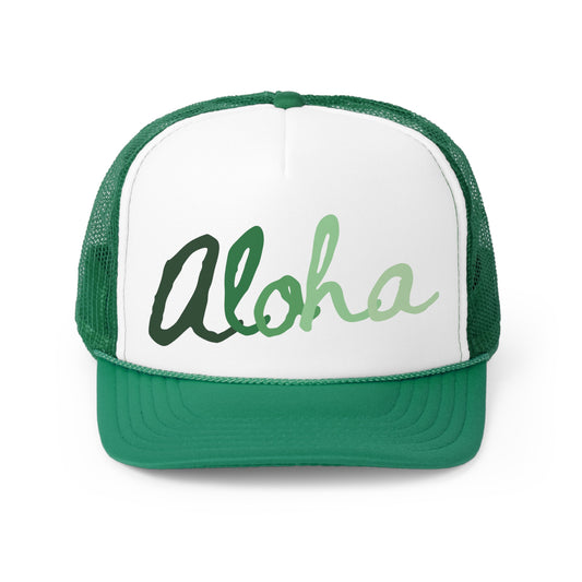 Trucker Cap Aloha Green Scale